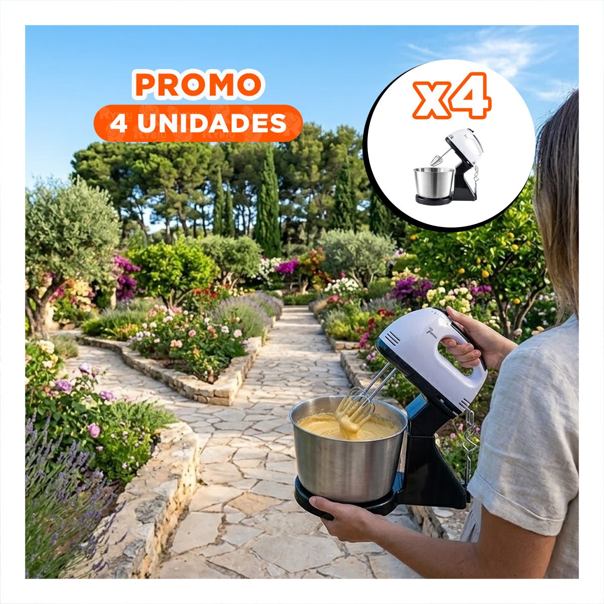 PACK4 LICUADORA FUNCIONAL 2L 260W BOMA PARA HOGAR PRACTICO - 1