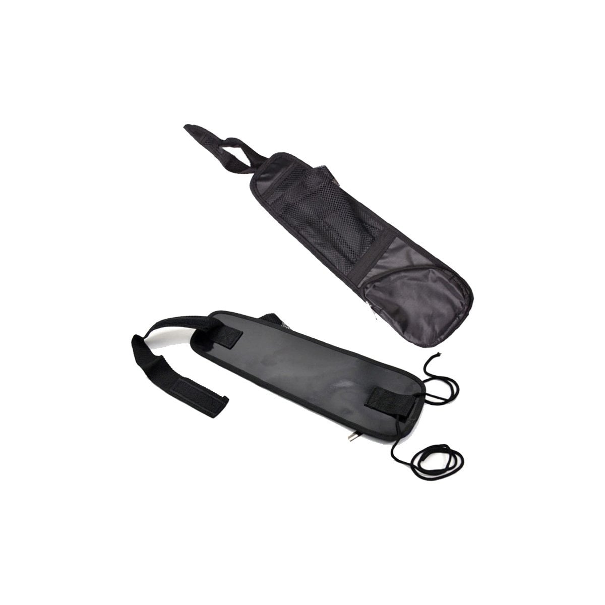 BOLSA COMPACTA ORGANIZADORA DE ASIENTO DE AUTO NEGRO CON AJUSTE Y+PAPEL REGALO - 1