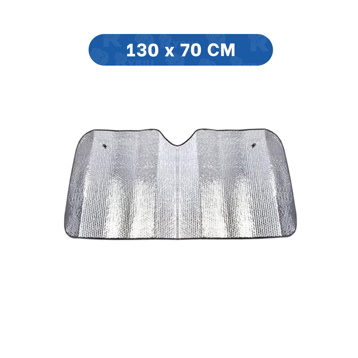 PACK6 CUBIERTA TERMICA PARA AUTO 130X70CM CON PROTECCION INTERIOR Y+REGALO STICKER - 4
