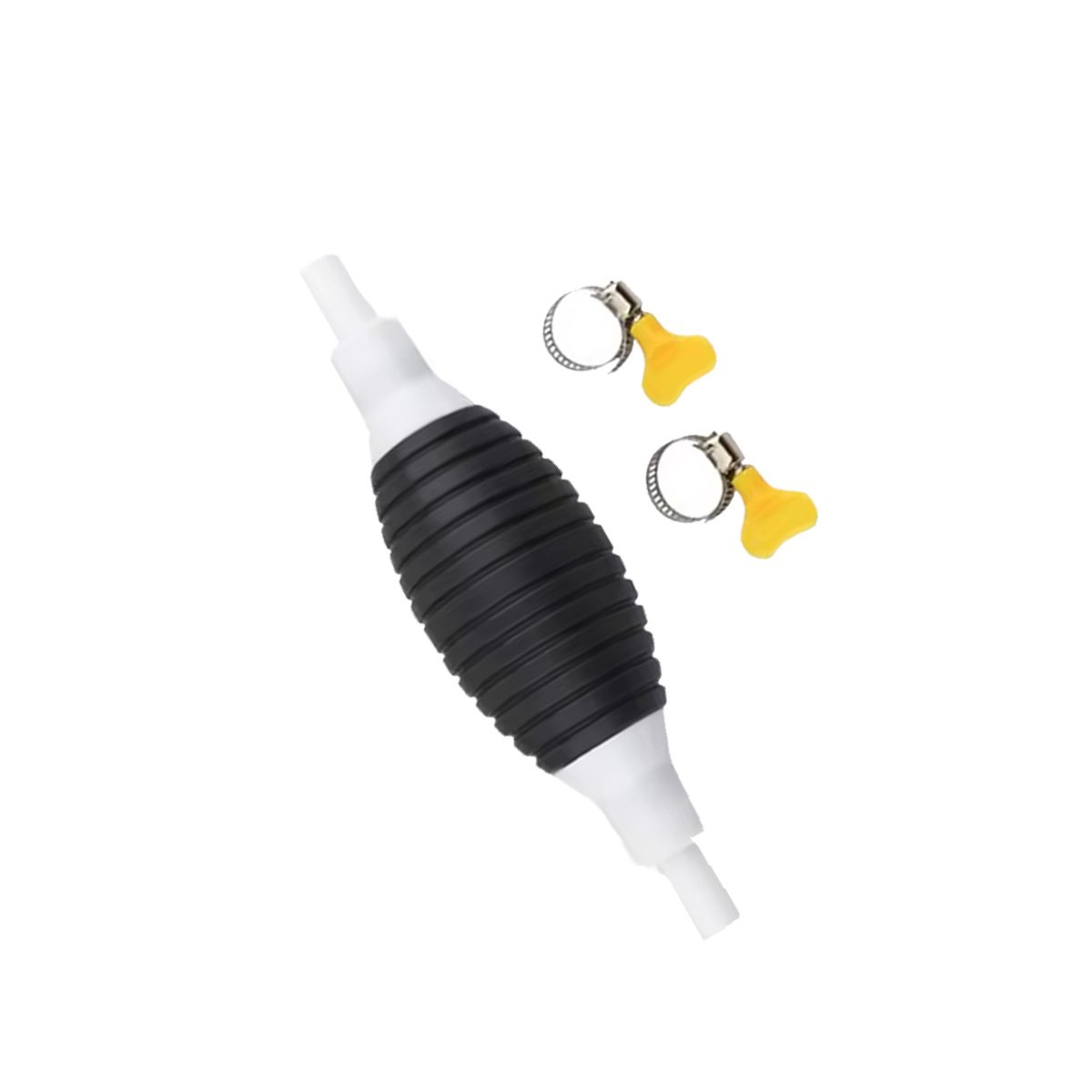 ACCESORIO PORTATIL PARA COMBUSTIBLE BLANCO Y NEGRO CON MANGUERA FLEXIBLE Y+LIGAS REGALO - 3