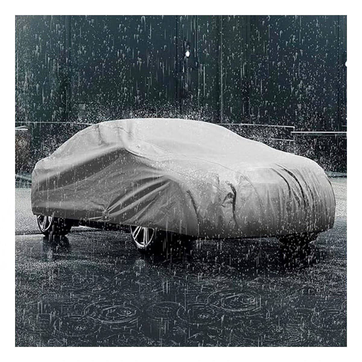 PACK2 FUNDA PROTECTORA PARA AUTO L 480X175X120CM GRIS - 3