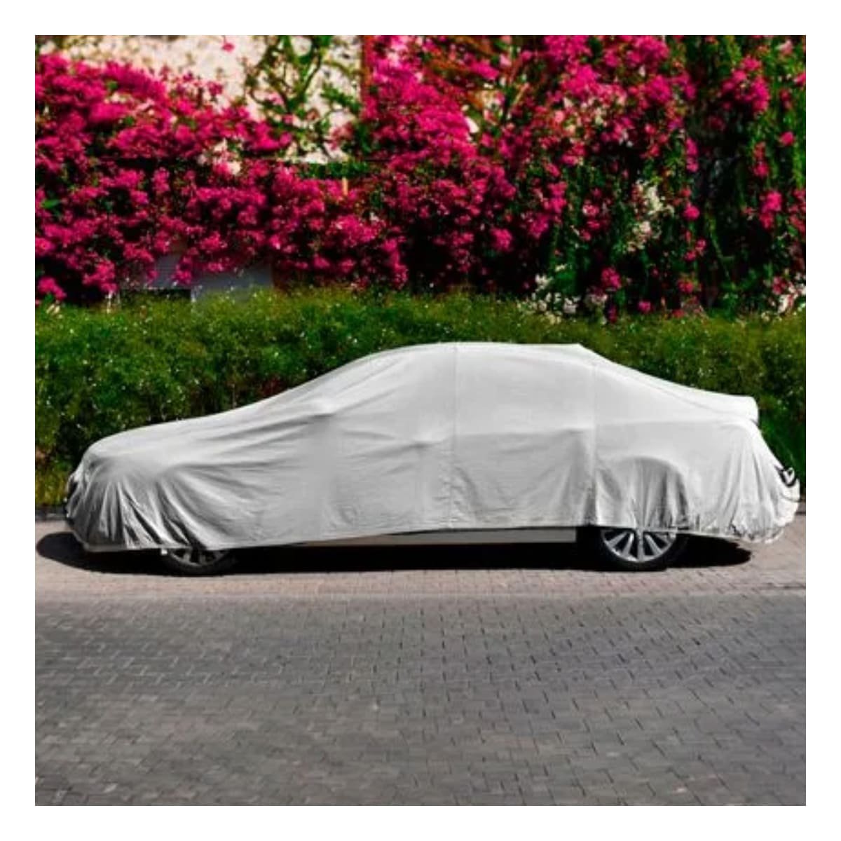 PACK4 CUBIERTA PROTECTORA PARA AUTO L 480X175X120CM GRIS - 3