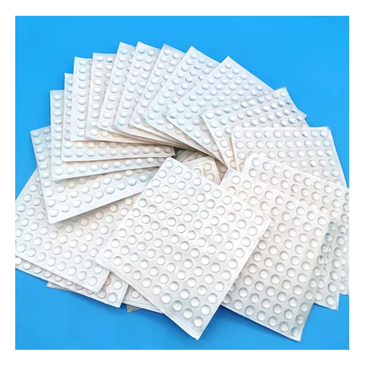 PACK4 TOPES ANTIGOLPES 100 PIEZAS DE SILICONA TRANSPARENTE HOGAR - 3