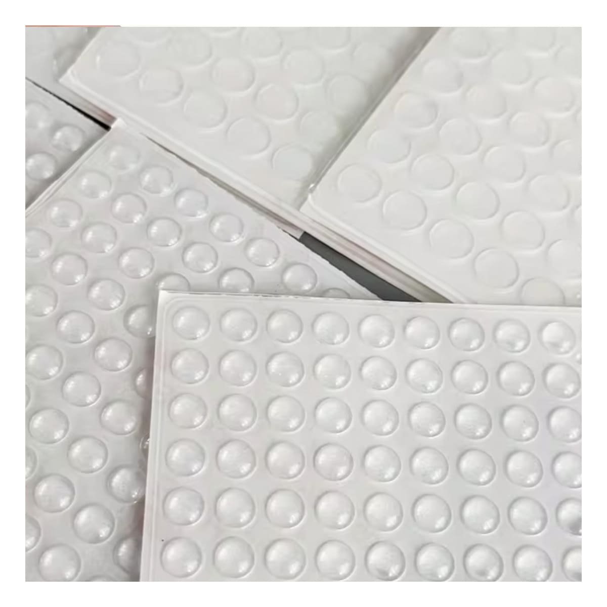 PACK4 TOPES ANTIGOLPES 100 PIEZAS DE SILICONA TRANSPARENTE HOGAR - 5