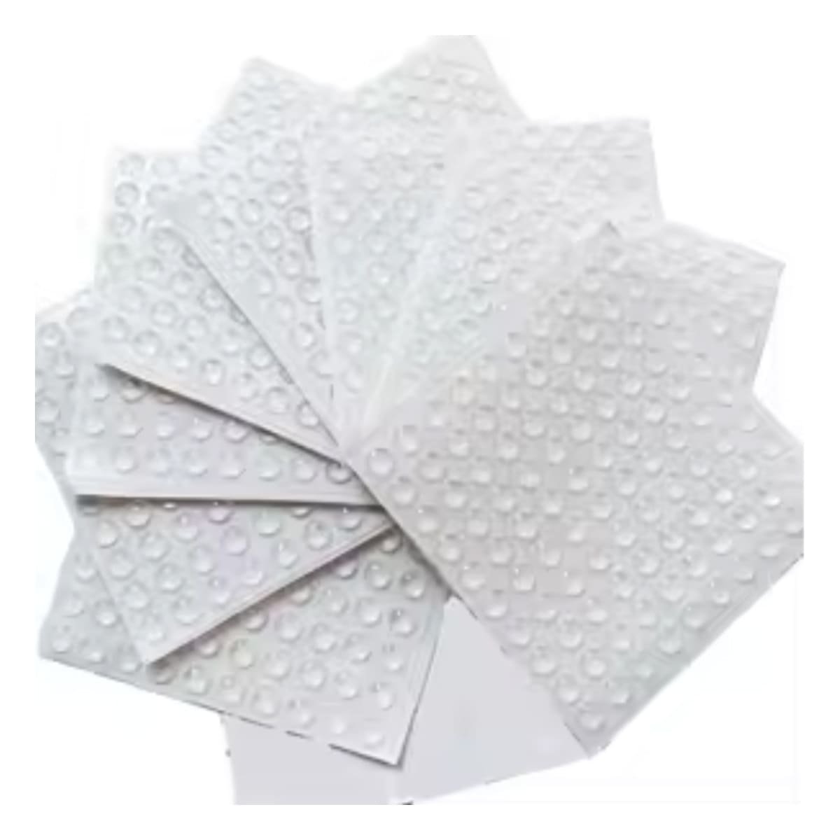 PACK6 AMORTIGUADORES AUTOADHESIVOS 100 PIEZAS DE SILICONA TRANSPARENTE Y+REGALO STICKER - 2