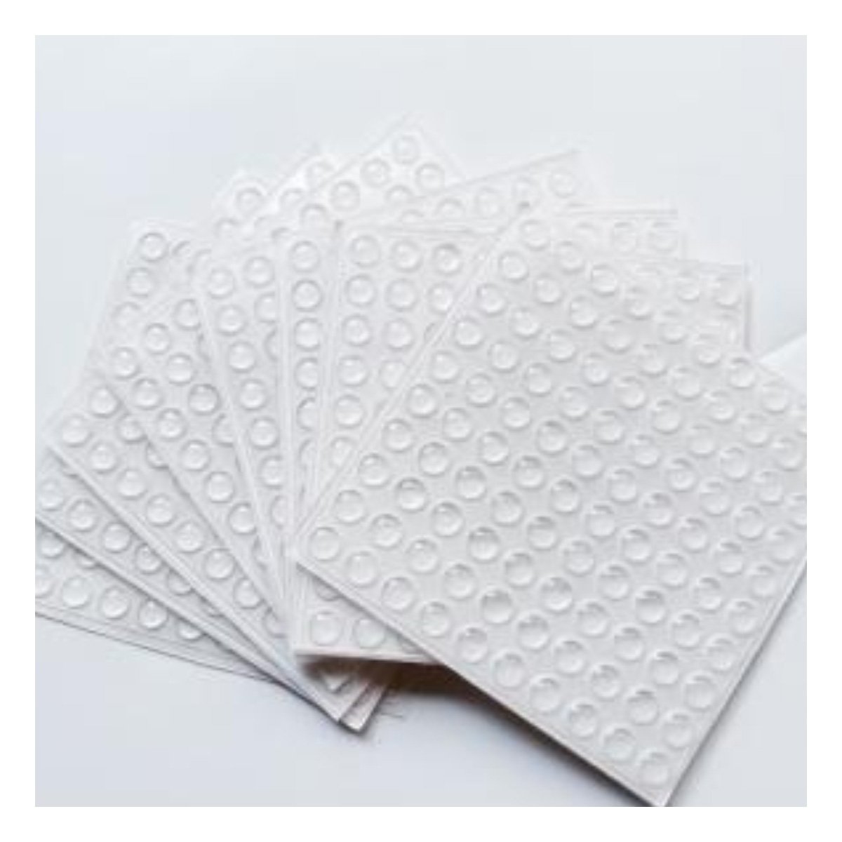 PACK12 TOPES REDONDOS 100 PIEZAS DE SILICONA TRANSPARENTE PUERTAS HOGAR Y+REGALO STICKER - 3