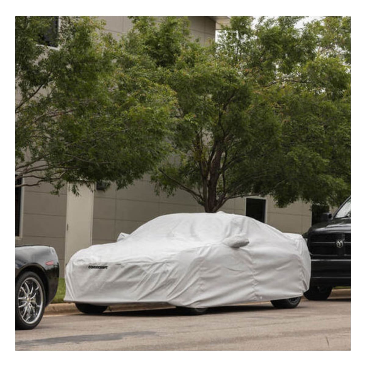 PACK2 COBERTOR PROTECTOR PARA VEHICULO L 480X175X120CM GRIS Y+PAPEL REGALO - 5