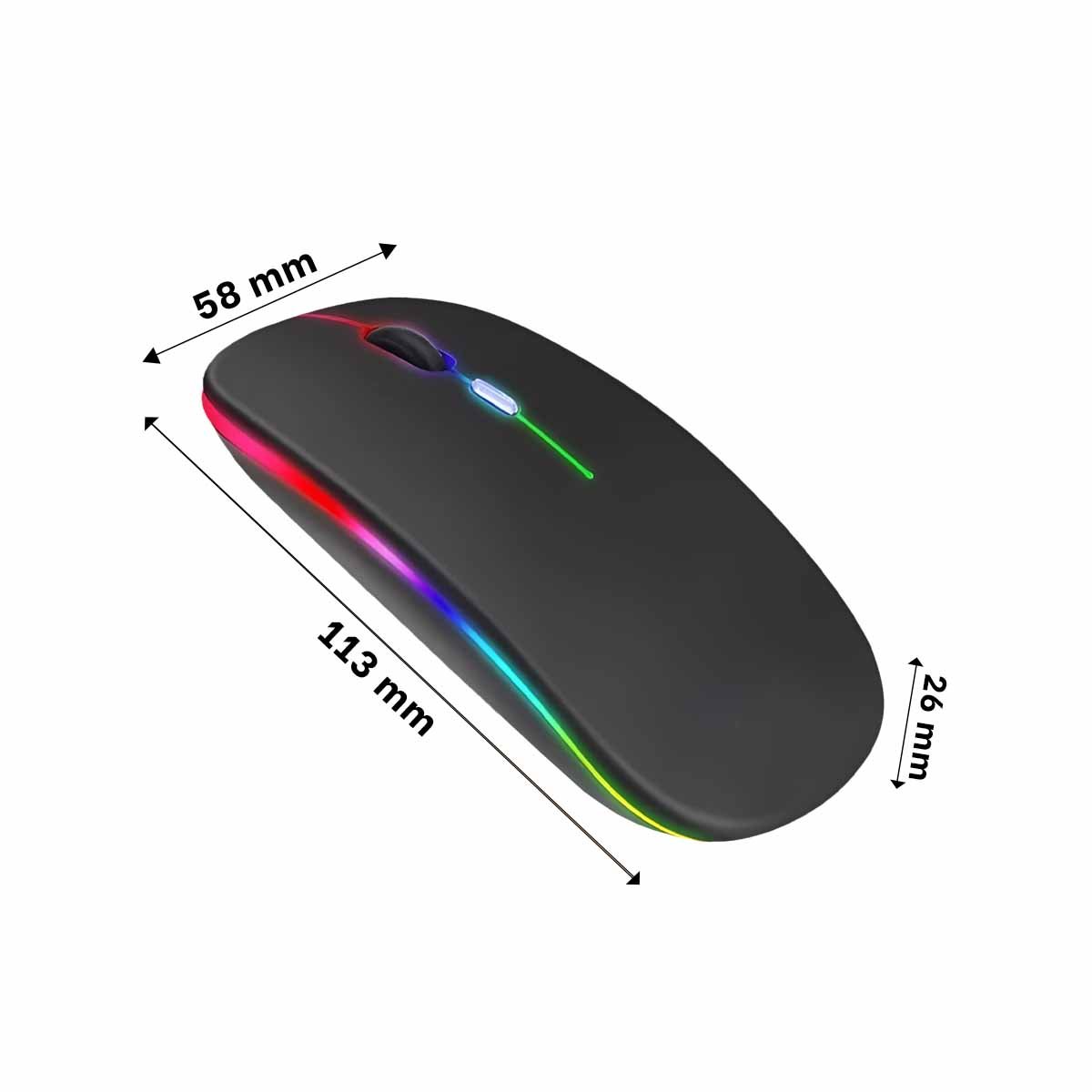 PACK4 RATON GAMER PARA LAPTOP Y PC NEGRO DESLIZAMIENTO RAPIDO - 4