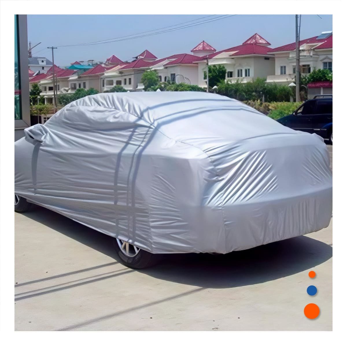PACK2 MANTA EXTERIOR XL 540X175X120CM GRIS PARA AUTO PROTECCION TOTAL Y+PAPEL REGALO - 2