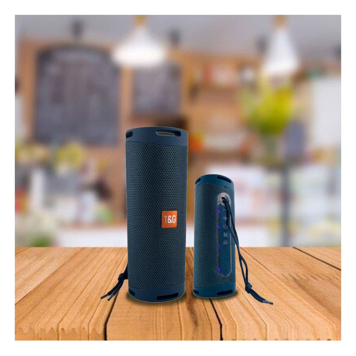 PARLANTE RECARGABLE AZUL CON SONIDO EQUILIBRADO Y USO VERSATIL Y+POST IT - 2