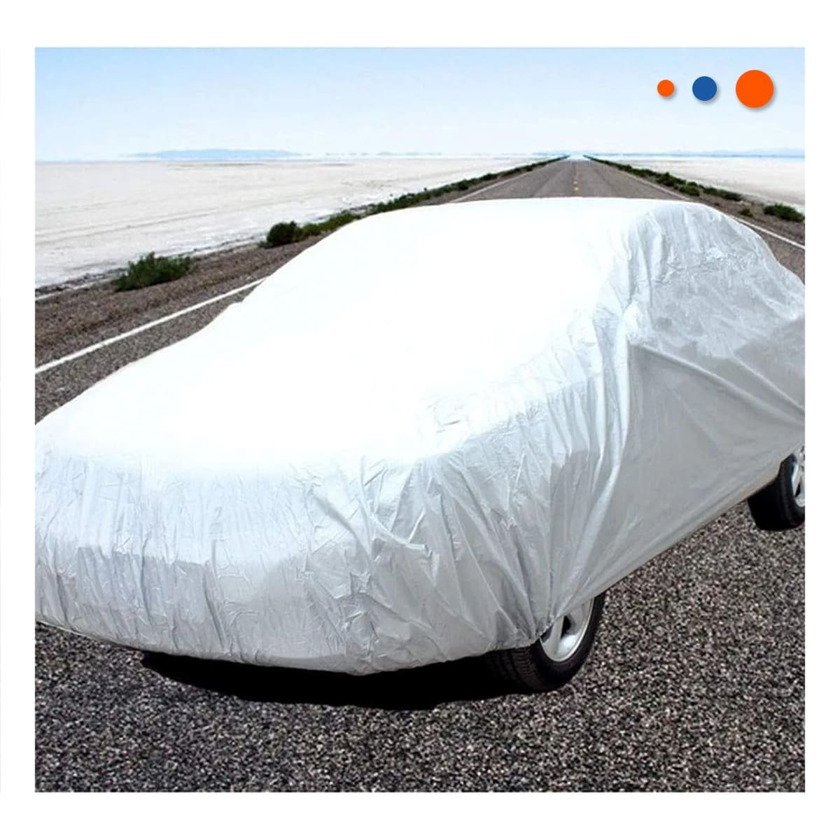 PROTECTOR AUTOMOTRIZ XL 540X175X120CM GRIS CONTRA CLIMA EXTREMO Y+POST IT - 3