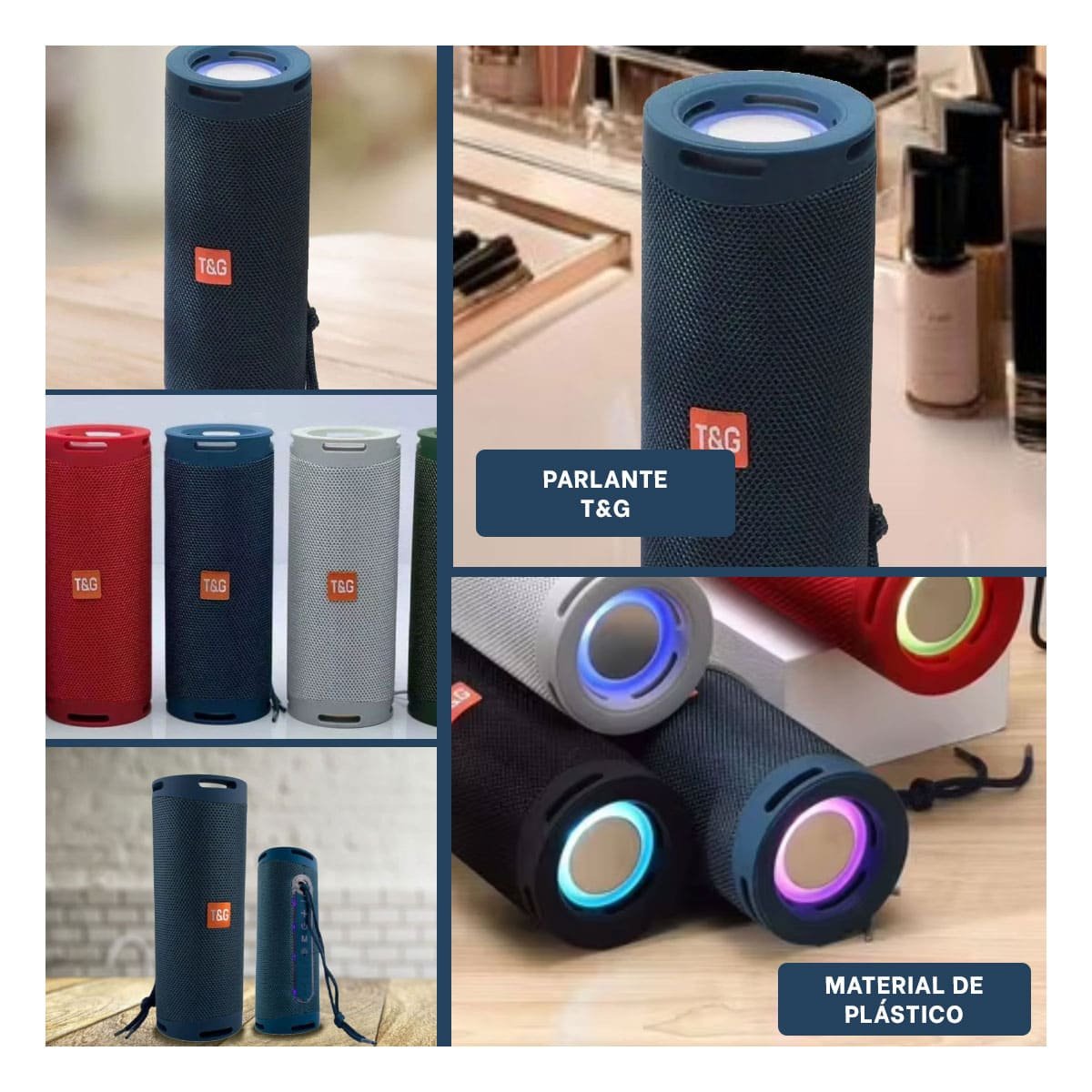 EQUIPO DE AUDIO AZUL CON TECNOLOGIA MODERNA Y REPRODUCCION CONSTANTE Y+LIGAS REGALO - 5