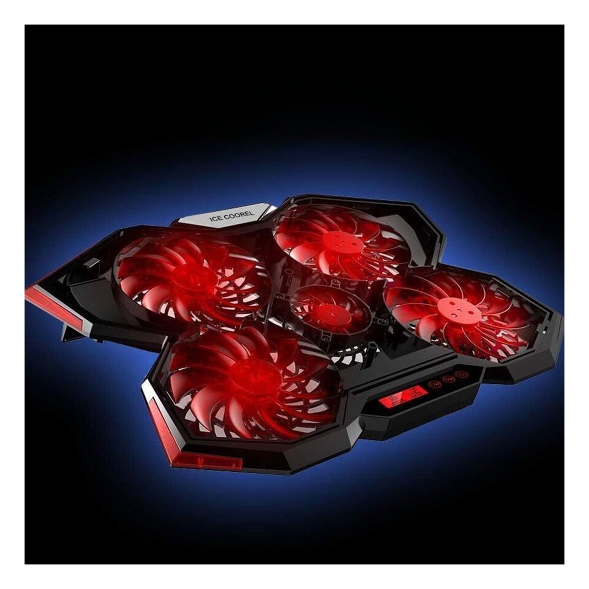 PACK6 VENTILADOR PARA LAPTOP 5 ASPAS PORTÁTIL Y PRÁCTICO COLOR NEGRO Y+REGALO STICKER - 3