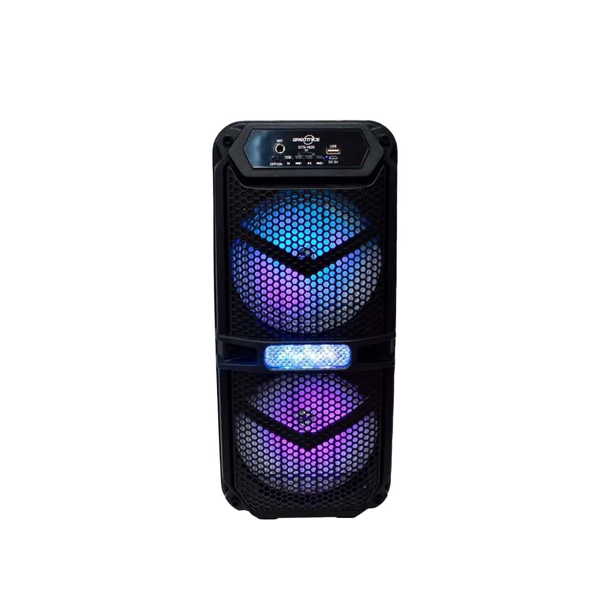 BOCINA PORTATIL COLOR NEGRO 6,5 PULGADAS CON SONIDO NITIDO Y+REGALO STICKER - 3