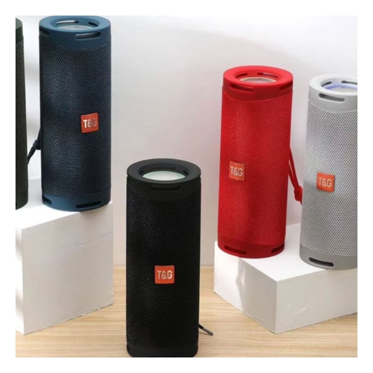 PACK2 EQUIPO PORTATIL COLOR AZUL CON SONIDO ESTEREO Y TRANSPORTE FACIL Y+REGALO STICKER - 3