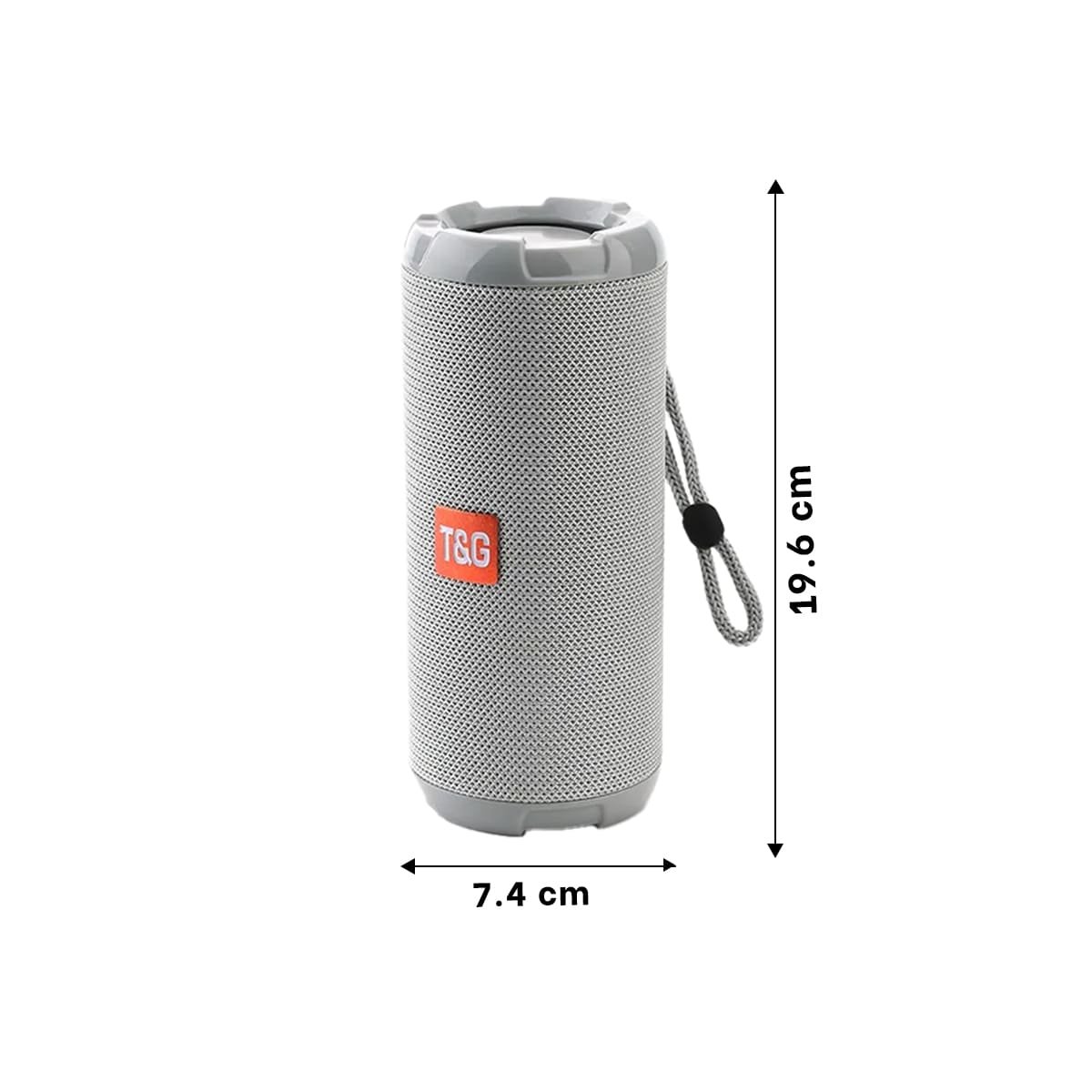 PACK6 BOCINA PROFESIONAL COLOR PLOMO CON SONIDO POTENTE Y CONECTIVIDAD FACIL Y+REGALO STICKER - 4