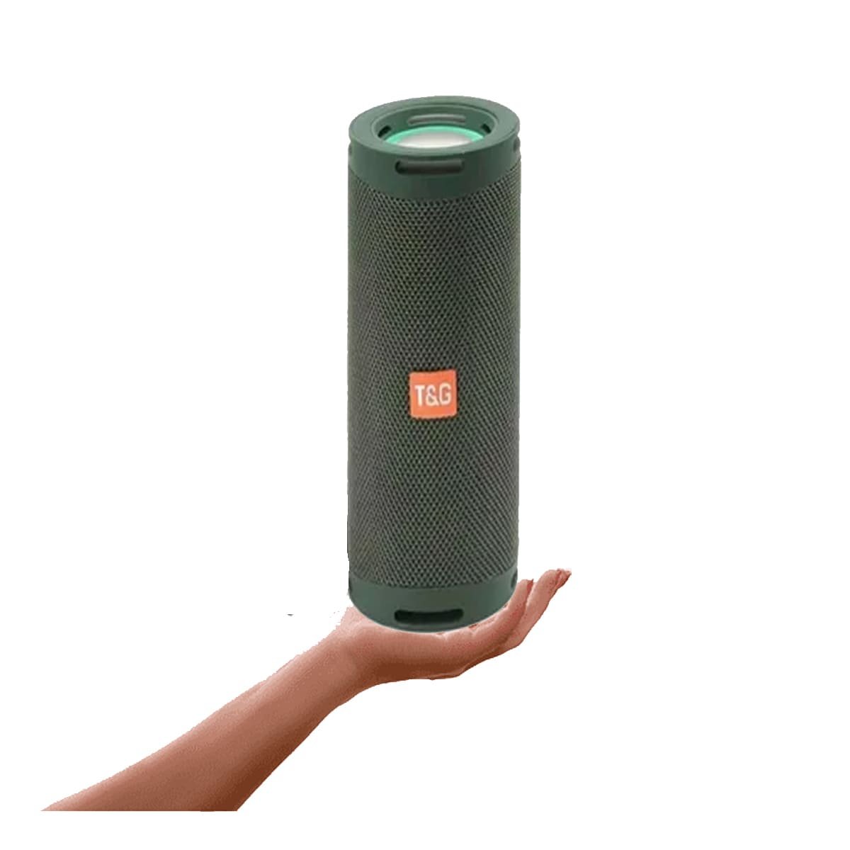 PACK6 BOCINA PROFESIONAL COLOR VERDE MILITAR CON SONIDO POTENTE Y+REGALO STICKER - 2