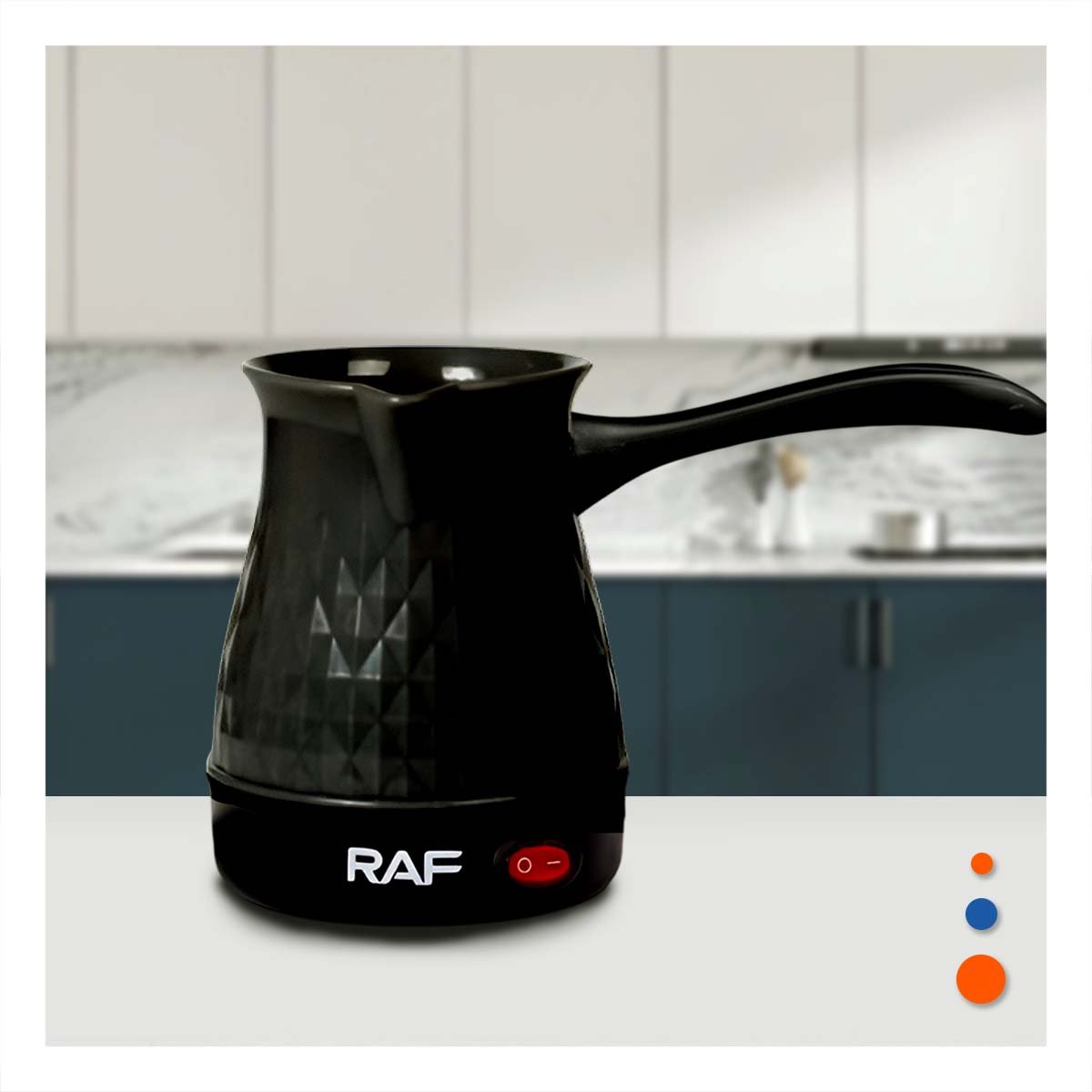 PACK6 MAQUINA TURCA DE 500ML NEGRO CON ACERO INOXIDABLE Y PLASTICO Y+REGALO STICKER - 5