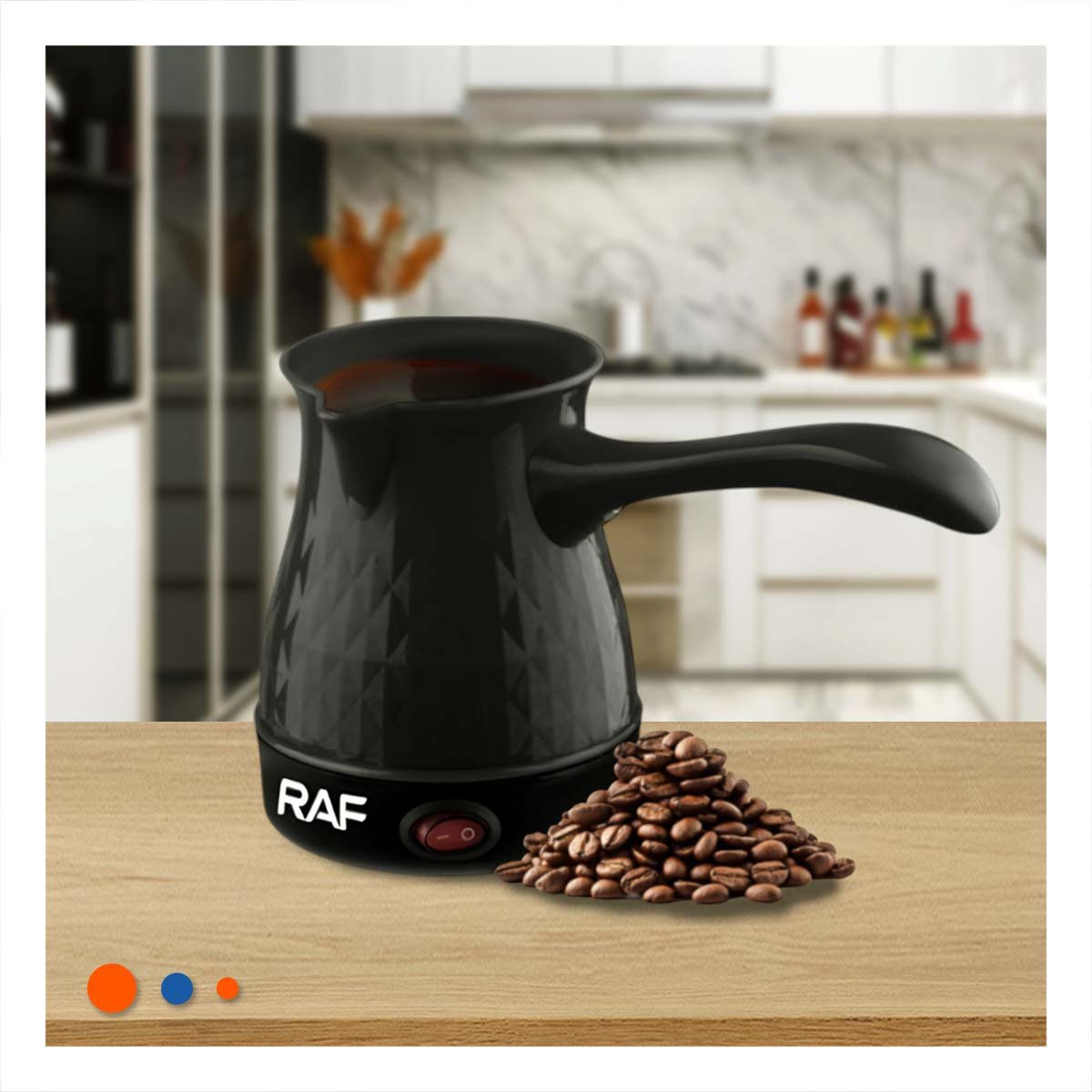 PACK12 TETERA DE NEGRO PLASTICO 500ML TURCA CON ACERO INOXIDABLE PARA CHOCOLATE 8 - 5