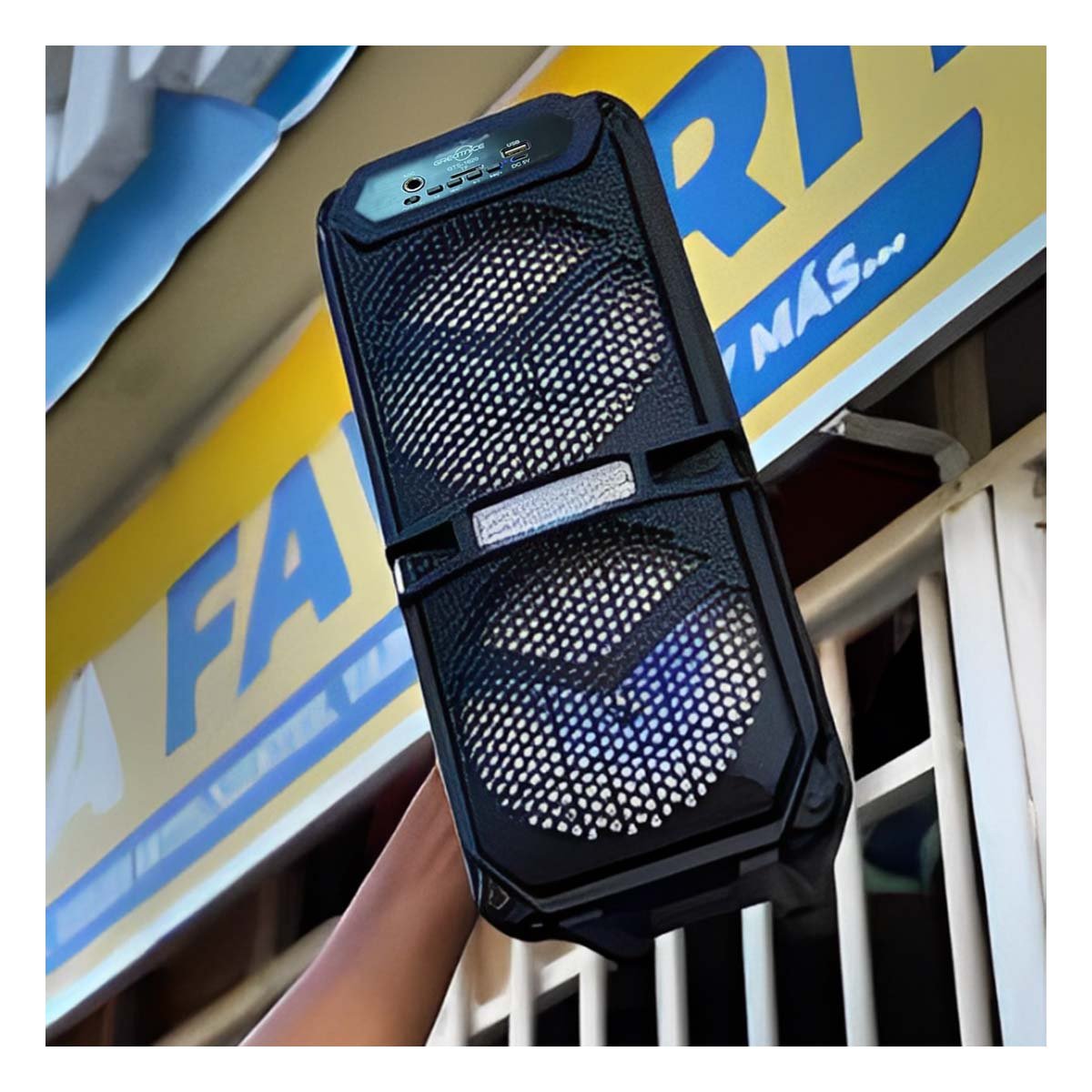ALTAVOZ COLOR NEGRO 6,5 PULGADAS CON SONIDO CLARO Y+PAPEL REGALO - 3