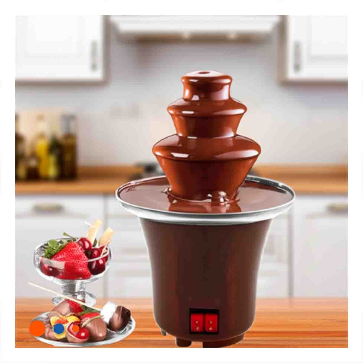 FUENTE DE 3 CAPAS ELECTRICA Y CHOCOLATE MARRON PARA TODA LA FAMILIA Y+LIGAS REGALO - 2