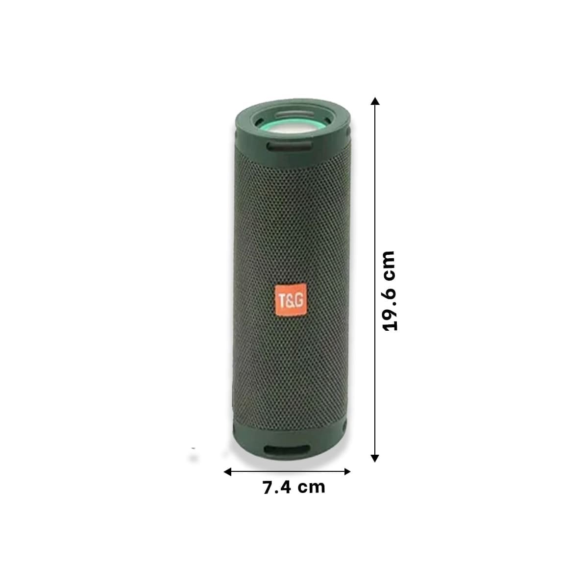 PACK4 ALTAVOZ PROFESIONAL COLOR VERDE MILITAR CON SONIDO POTENTE Y+PAPEL REGALO - 4