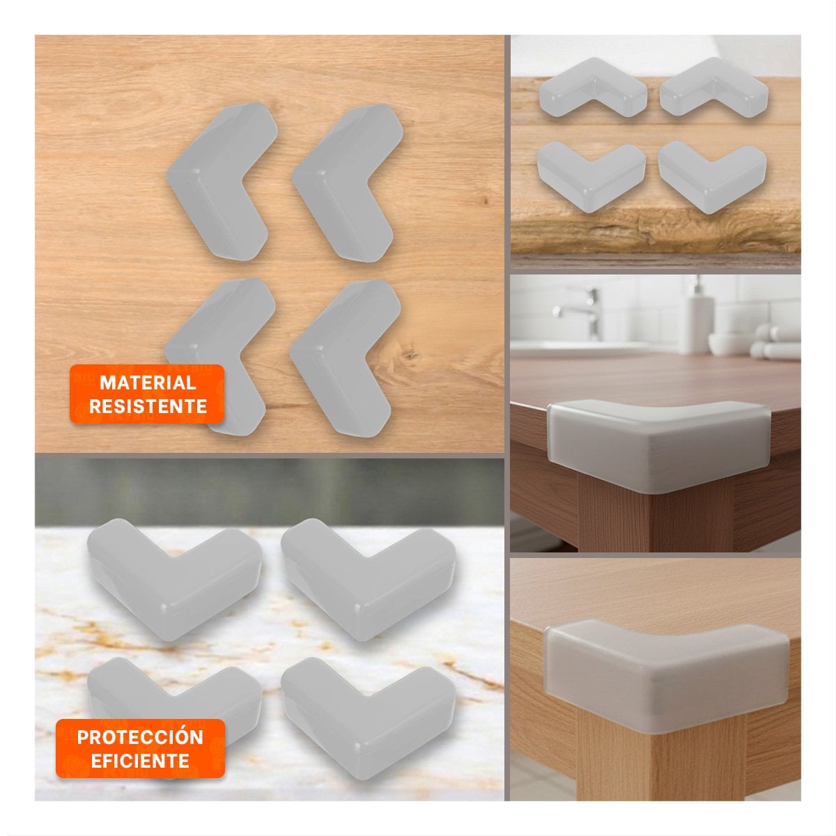 ACCESORIOS PARA ESQUINAS DE SEGURIDAD PARA MUEBLES EN HOGAR PLOMO Y+POST IT - 5
