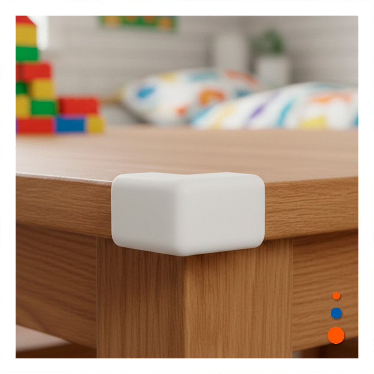PROTECTORES ANTIGOLPES PARA ESQUINAS EN CASA COLOR BLANCO Y+LIGAS REGALO - 1