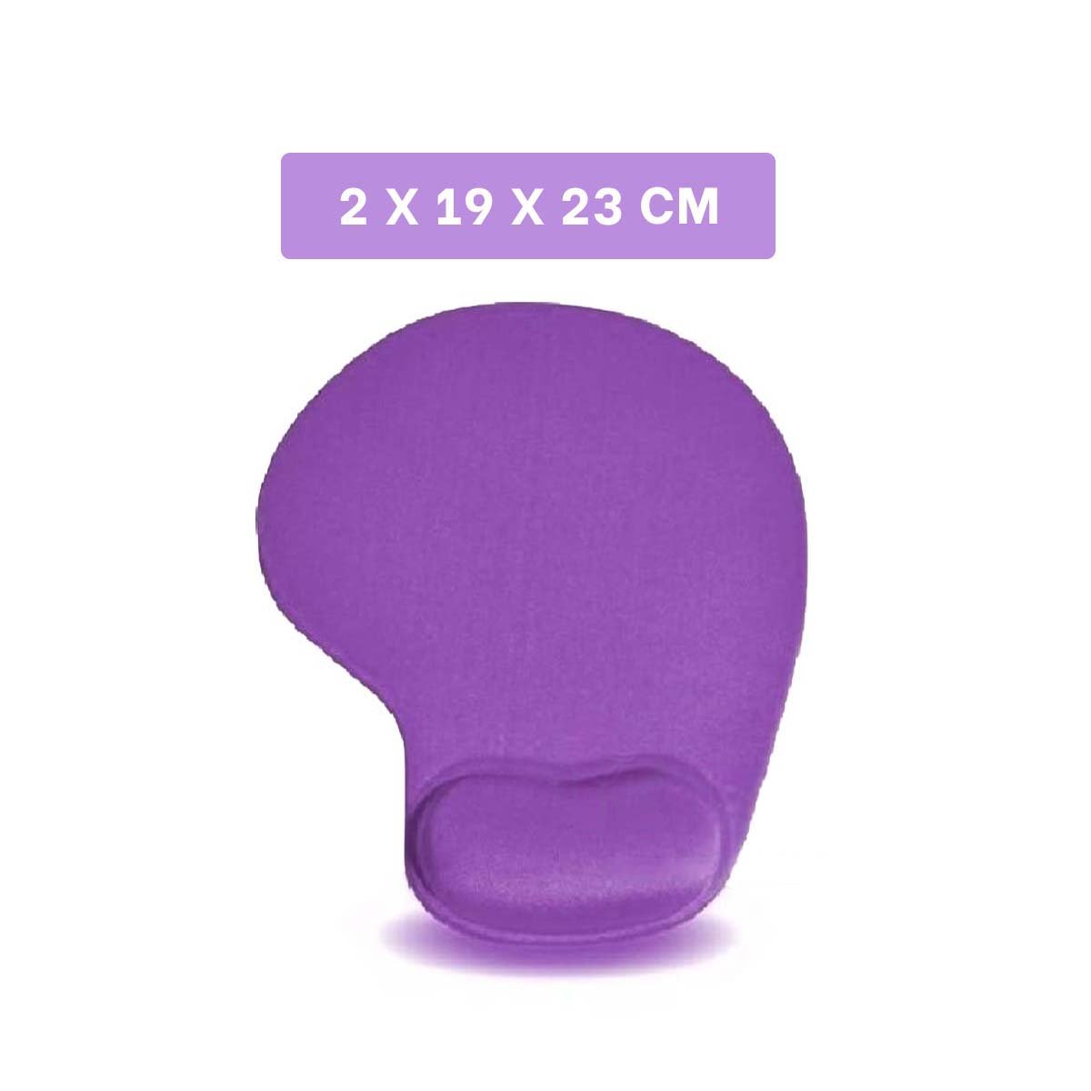 PACK4 MOUSE PAD GEL CON SOPORTE COLOR LILA PARA OFICINA Y HOGAR - 2