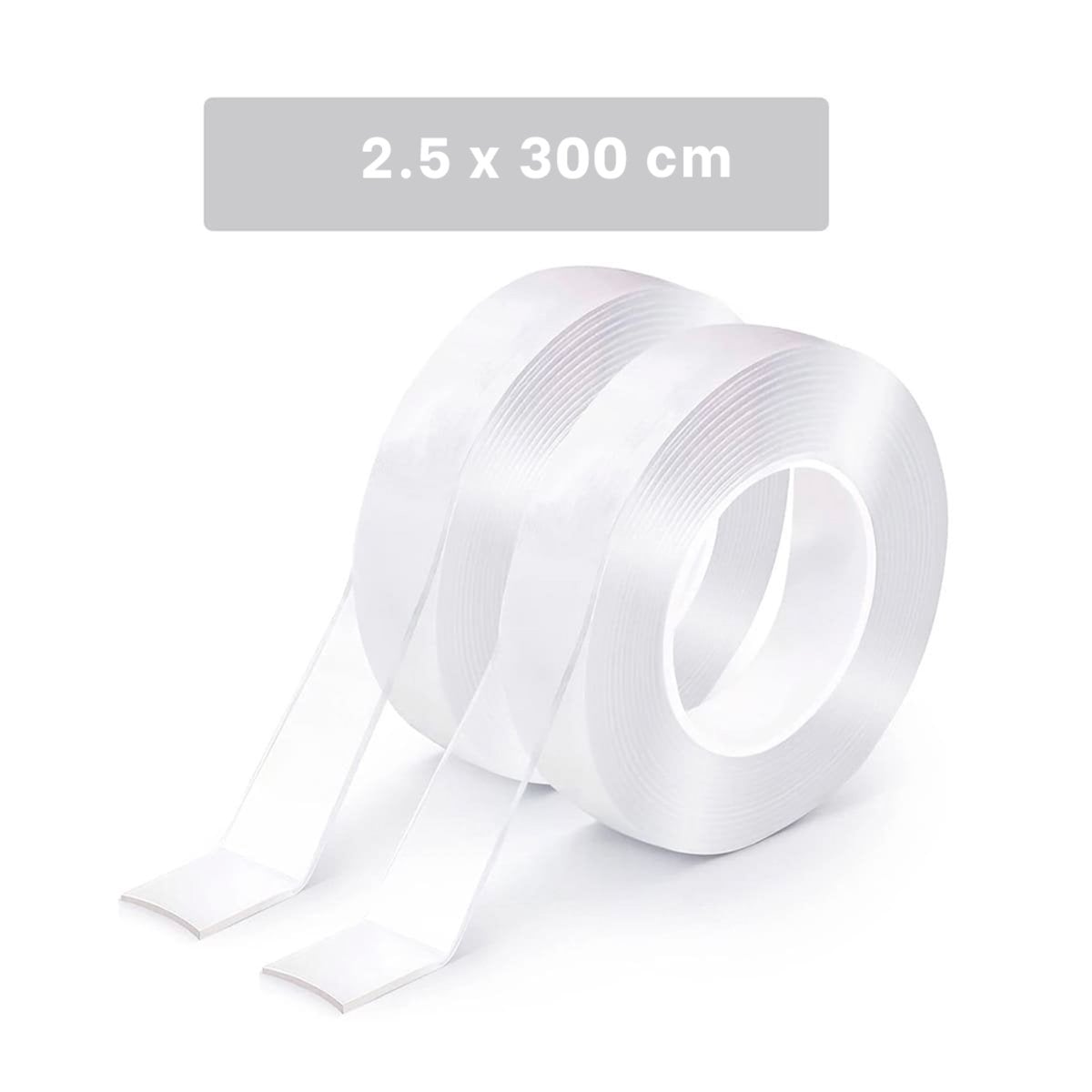 PACK12 FIJACION RESISTENTE DOBLE CONTACTO DE 3 METROS MULTIFUNCIONAL Y+REGALO STICKER - 4