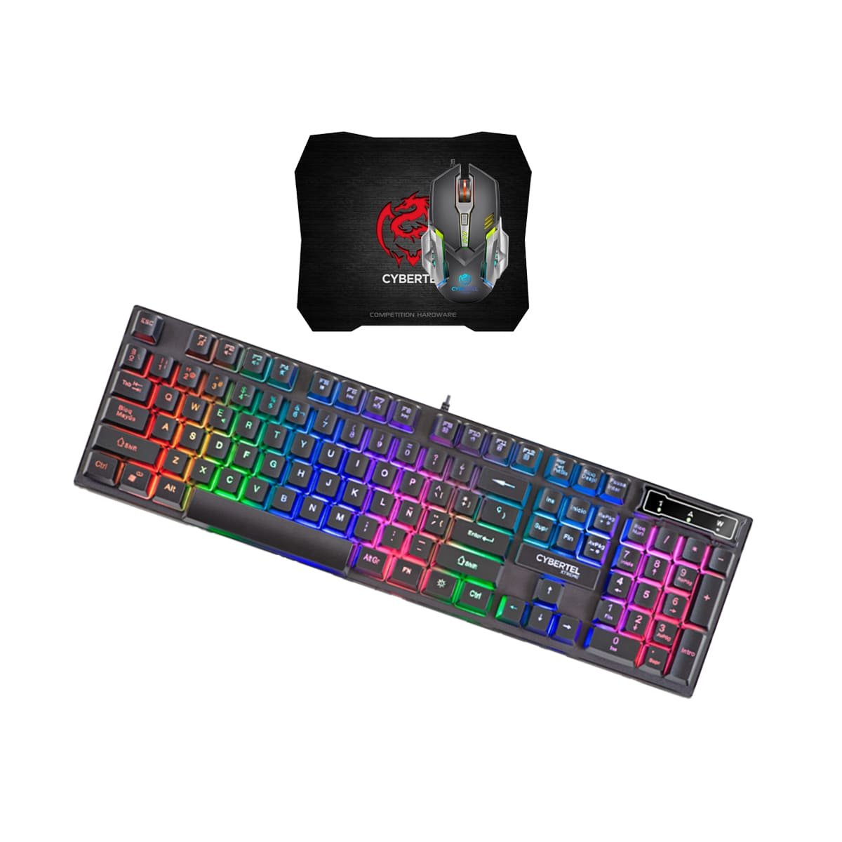 COMBO GAMER CON TECLADO MOUSE Y MOUSE PAD PARA PC COLOR NEGRO Y+LIGAS REGALO - 3