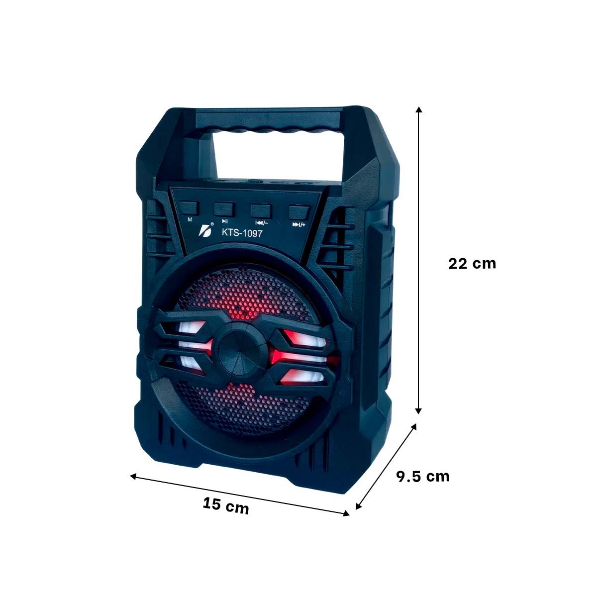 PACK12 ALTAVOZ CON 4 PULGADAS COLOR NEGRO PARA COMPARTIR CANCIONES Y+PAPEL REGALO - 4