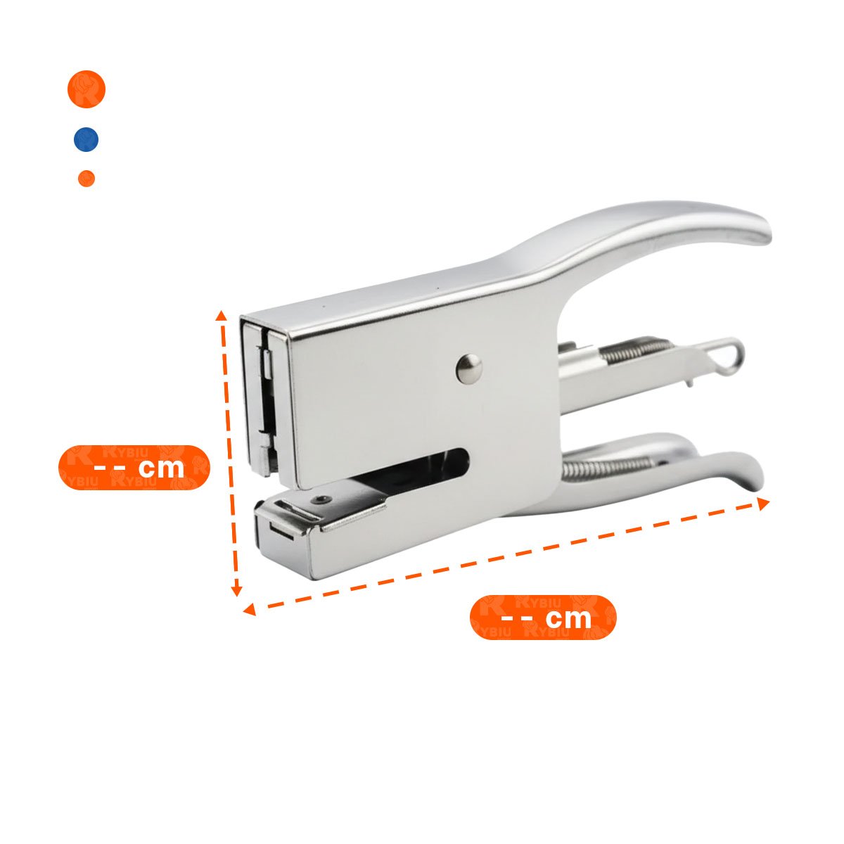 PACK6 OFICINA MINI TIPO ALICATE PLATEADO PARA 15 HOJAS USO DIARIO Y+PAPEL REGALO - 4