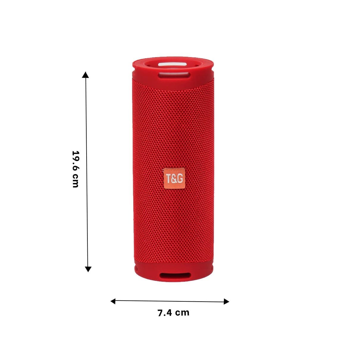 PACK6 ALTAVOZ MOVIL ROJO CON SONIDO NITIDO Y USO VERSATIL Y+PAPEL REGALO - 4