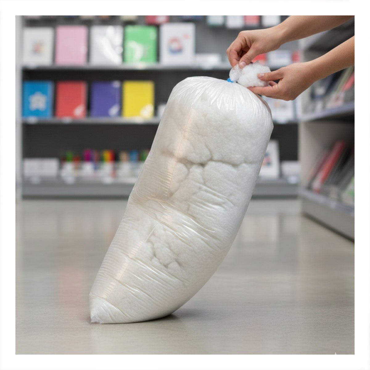 PACK4 COSTAL PRACTICO DE NAPA 5KG BLANCO PARA HOGAR - 5