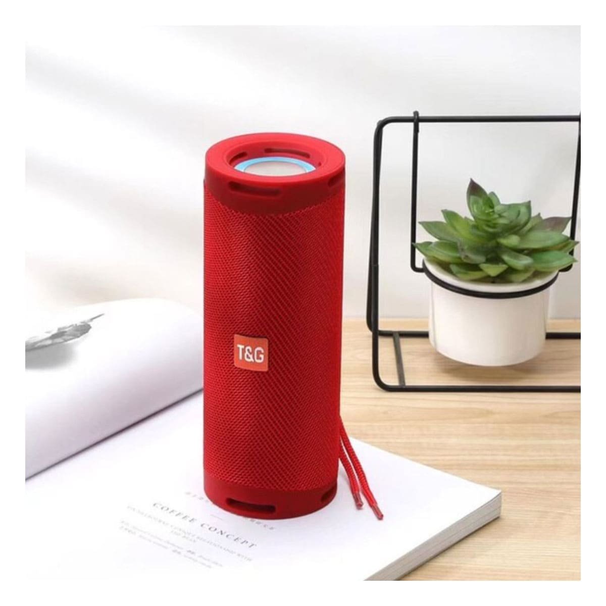 PACK4 ALTAVOZ PROFESIONAL COLOR ROJO CON SONIDO POTENTE Y ALTA FIDELIDAD Y+PAPEL REGALO - 2