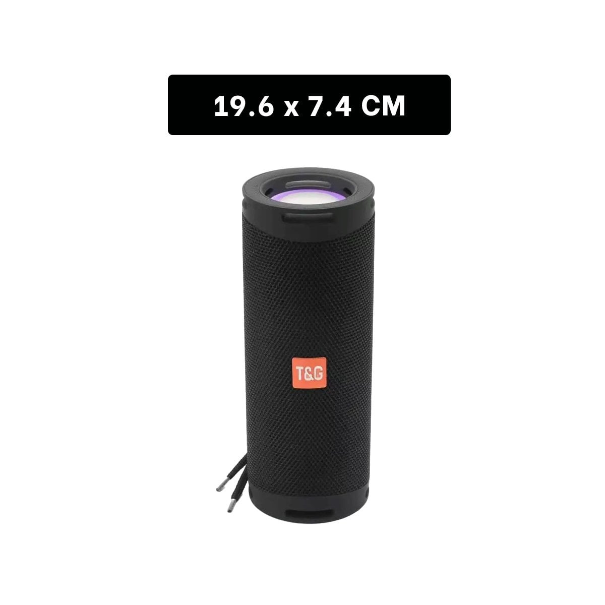PACK4 BOCINA RECARGABLE NEGRA CON SONIDO EQUILIBRADO Y USO CONTINUO Y+REGALO STICKER - 4