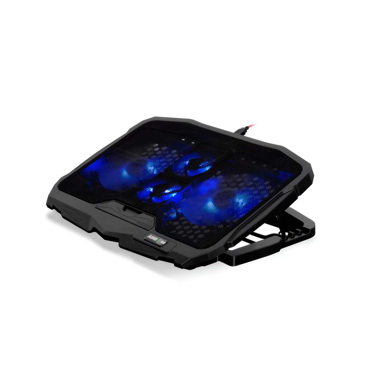 VENTILADOR PARA LAPTOP 4 ASPAS AJUSTABLE Y COMPACTO COLOR NEGRO Y+REGALO STICKER - 3