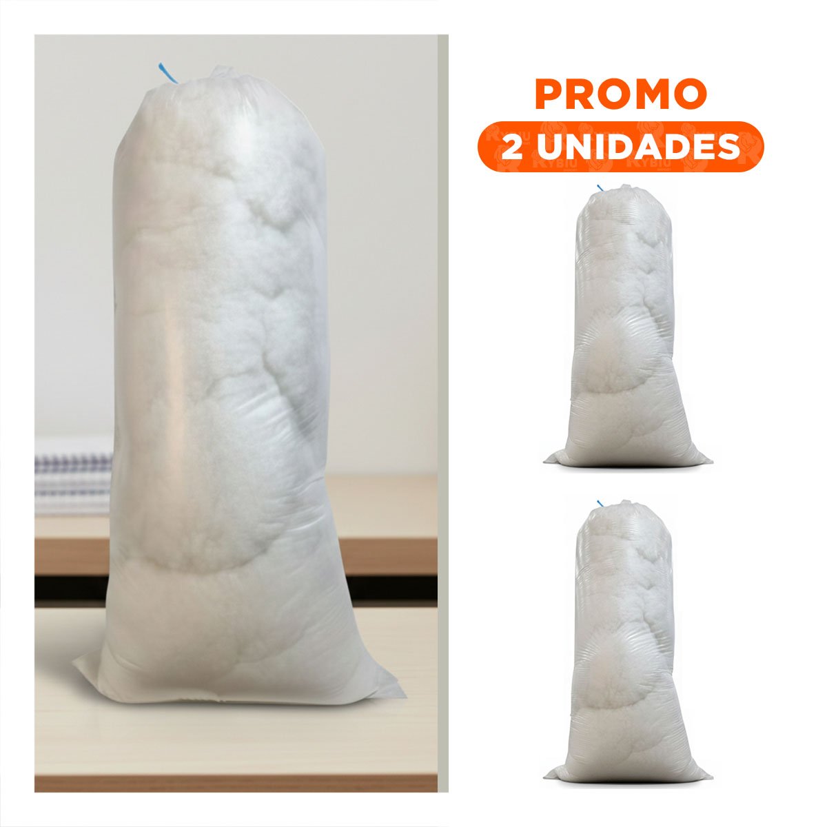 PACK2 CONTENEDOR REFORZADO DE NAPA 5KG BLANCO PRACTICO - 1