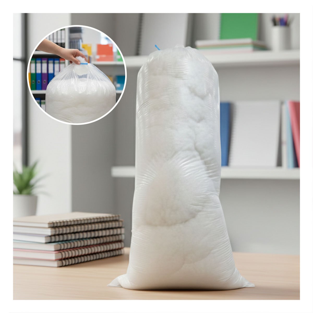 PACK2 CONTENEDOR REFORZADO DE NAPA 5KG BLANCO PRACTICO - 5