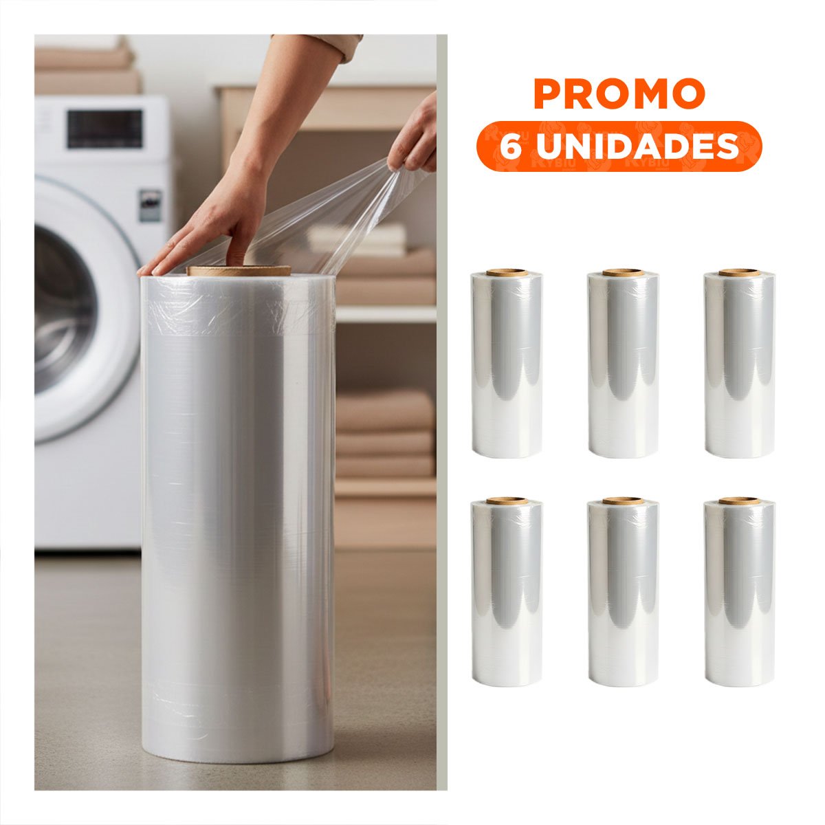 PACK6 CALIDAD 12 PULGADAS 3K COMERCIAL TRANSPARENTE PARA FIESTA - 1