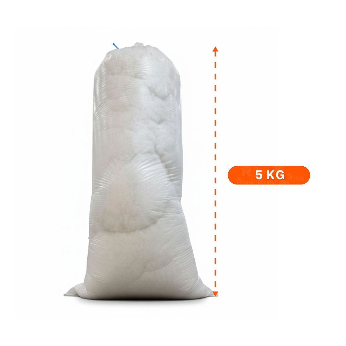 PACK4 FUNDA PRACTICA DE NAPA 5KG BLANCO RESISTENTE Y+REGALO STICKER - 4