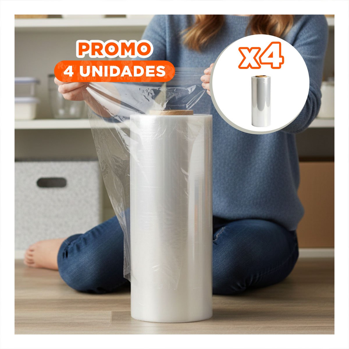PACK4 COMERCIAL 12 PULGADAS 3K TRANSPARENTE PARA GLOBOS FIESTA - 1