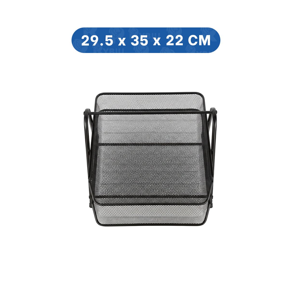 PACK4 OFICINA DOCUMENTOS 2 NIVELES NEGRO PARA ESCRITORIO Y+PAPEL REGALO - 4