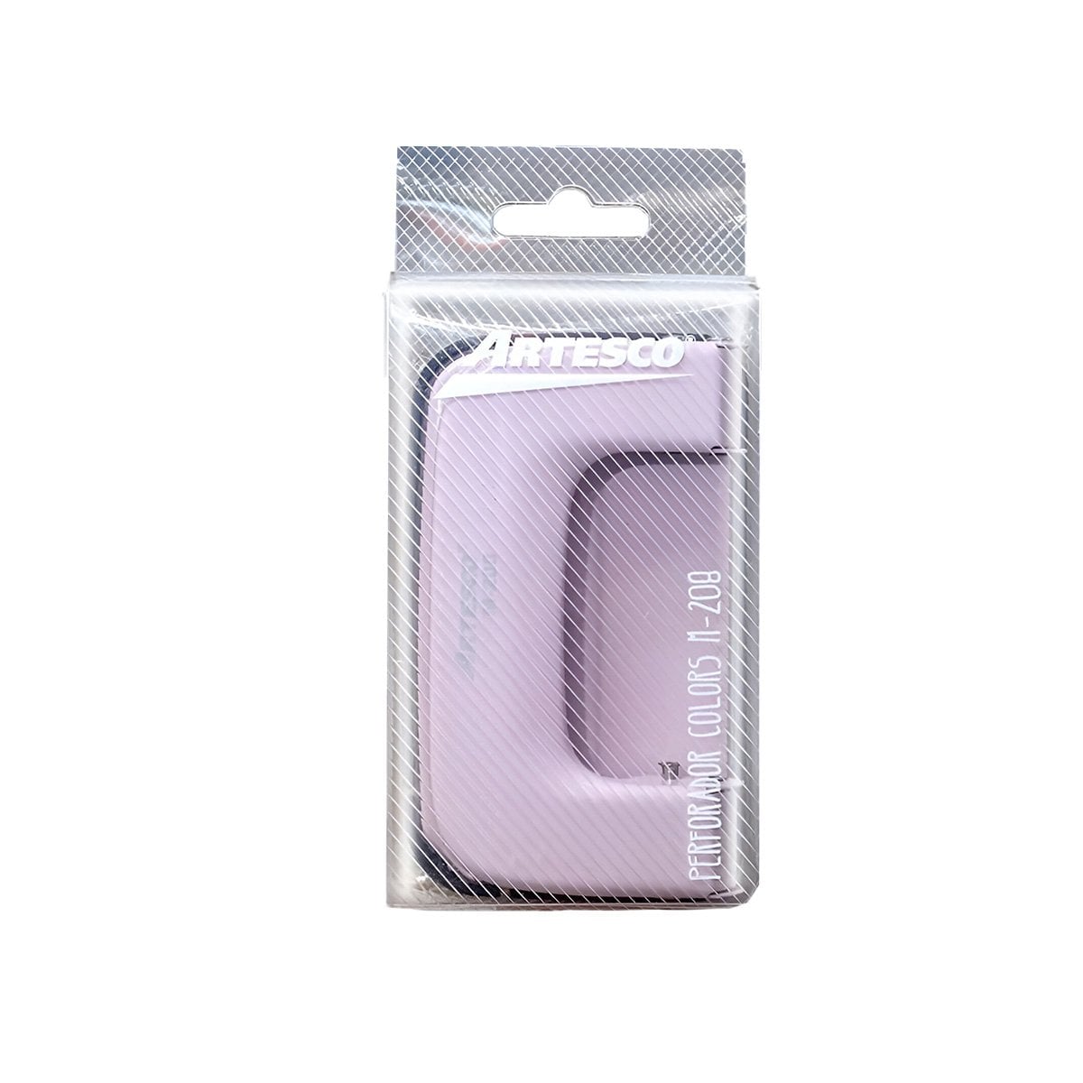 TROQUELADORA METAL ROSADO COMPACTA PARA OFICINA ESCOLAR USO DIARIO Y+LIGAS REGALO - 3