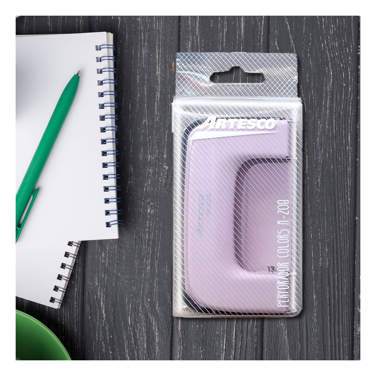 PACK6 DISPOSITIVO METAL ROSADO PROFESIONAL PARA OFICINA HOGAR COMPACTO Y DURADERO - 5