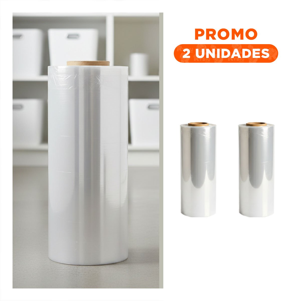 PACK2 ESTILO 12 PULGADAS 3K COMERCIAL TRANSPARENTE PARA EVENTO - 1