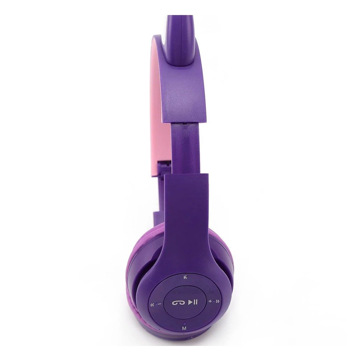 PACK4 HEADSET TIPO GATO CON LUCES MORADO PARA ESTUDIO Y COMPUTADORA Y+REGALO STICKER - 5