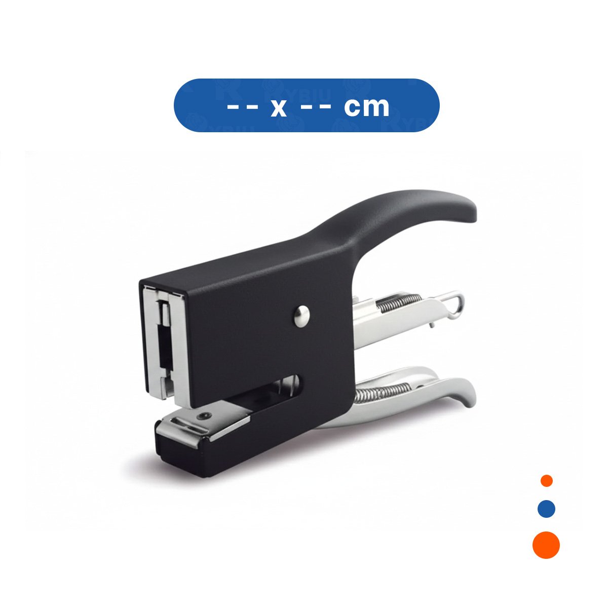 PACK6 ERGONOMICO MINI TIPO ALICATE NEGRO PARA 15 HOJAS ESCRITORIO - 4