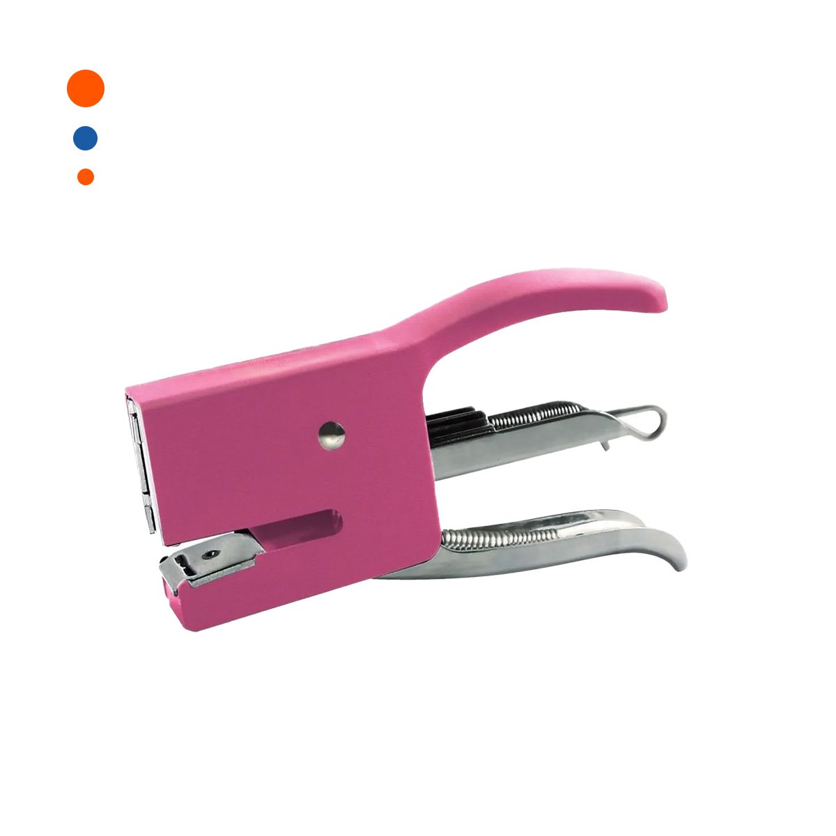 PACK2 RESISTENTE MINI TIPO ALICATE ROSADO PARA 15 HOJAS ESCOLAR Y+REGALO STICKER - 2